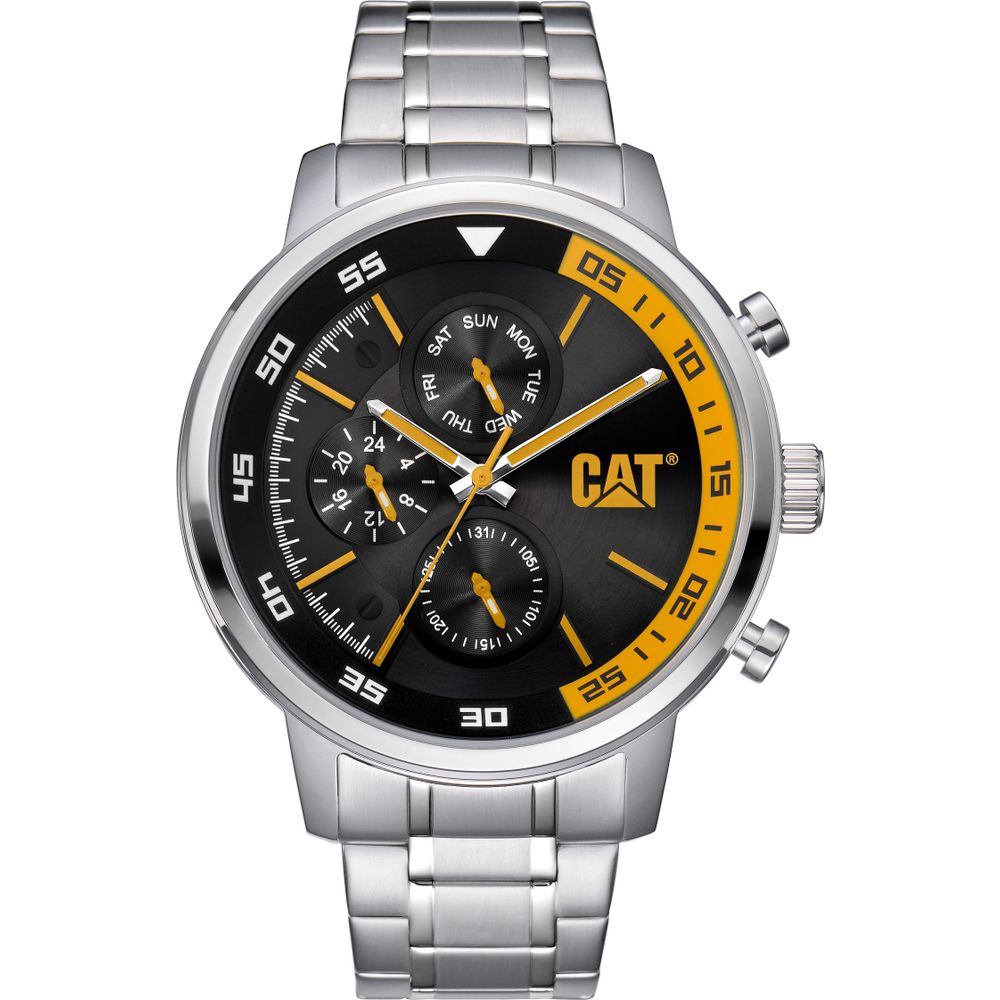 RUČNI SAT SAIL MULTI CRNO ŽUTA INOX  CAT AK.149.11.127 slika 1