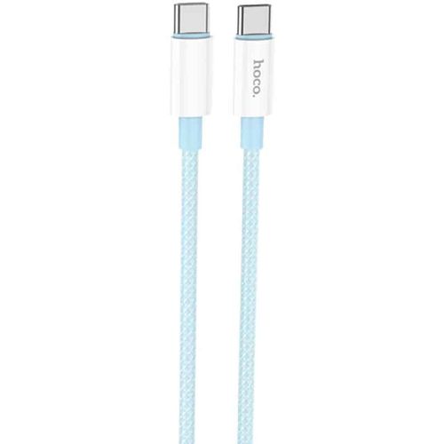 HOCO - podatkovni kabel (X68 True Color) - USB Type-C na USB Type-C 100W 3A, 200 cm - plavi slika 3