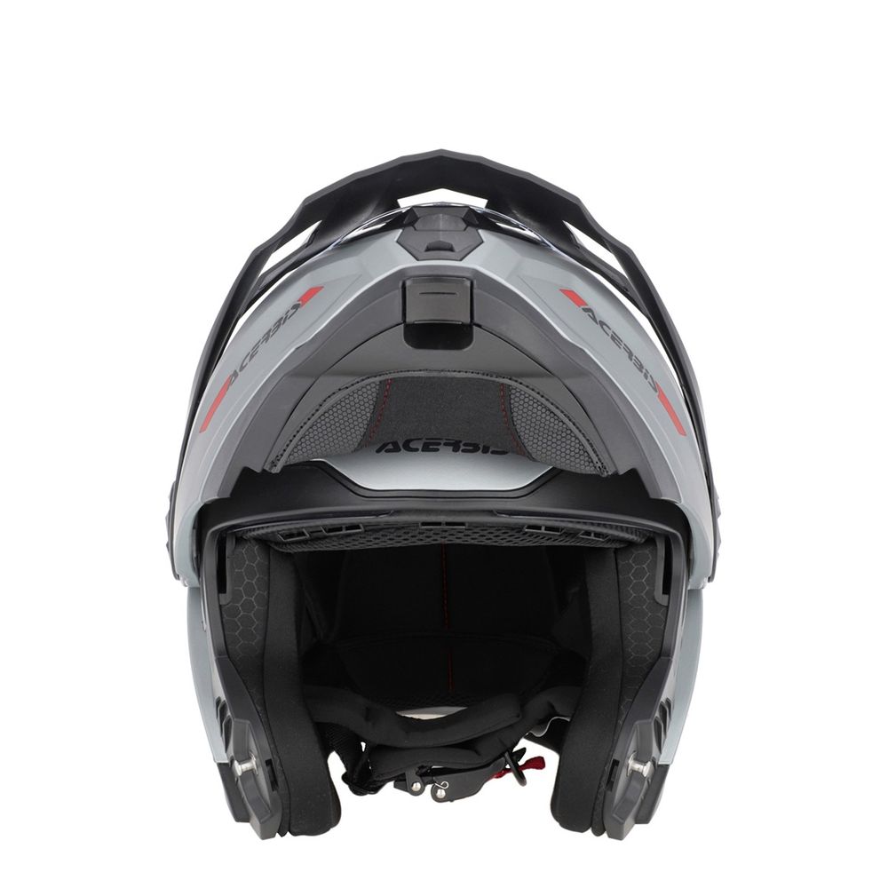 Modularna - flip up kaciga za motor Acerbis Rider - Siva vel.L slika 4