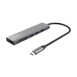Trust USB-C Hub  i čitač kartica Halyx (24191)