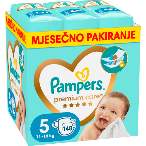 Pampers Premium Care pelene mjesečno pakovanje slika 4