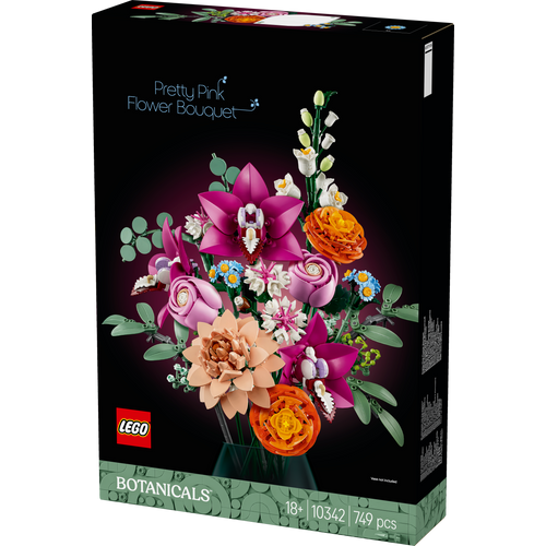 LEGO BOTANICALS 10342 Prekrasni ružičasti buket slika 13