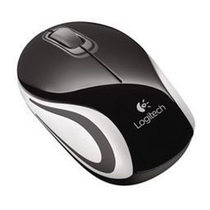 Logitech M187 Bežični mini miš, crni