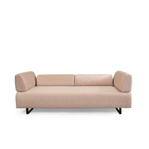 Atelier Del Sofa Infinity sa bočnim stolom - Bež trosed na razvlačenje slika 10