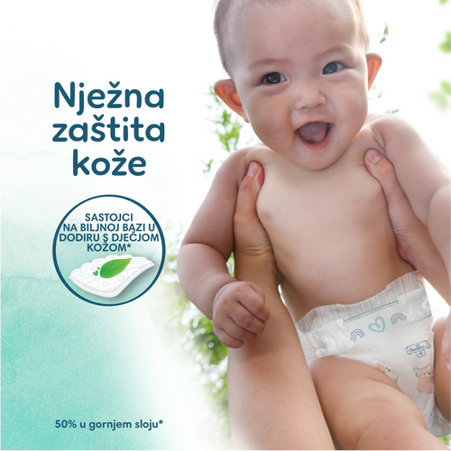 Pampers Harmonie pelene XXL mjesečno pakiranje, veličina 2, 204 komada slika 6