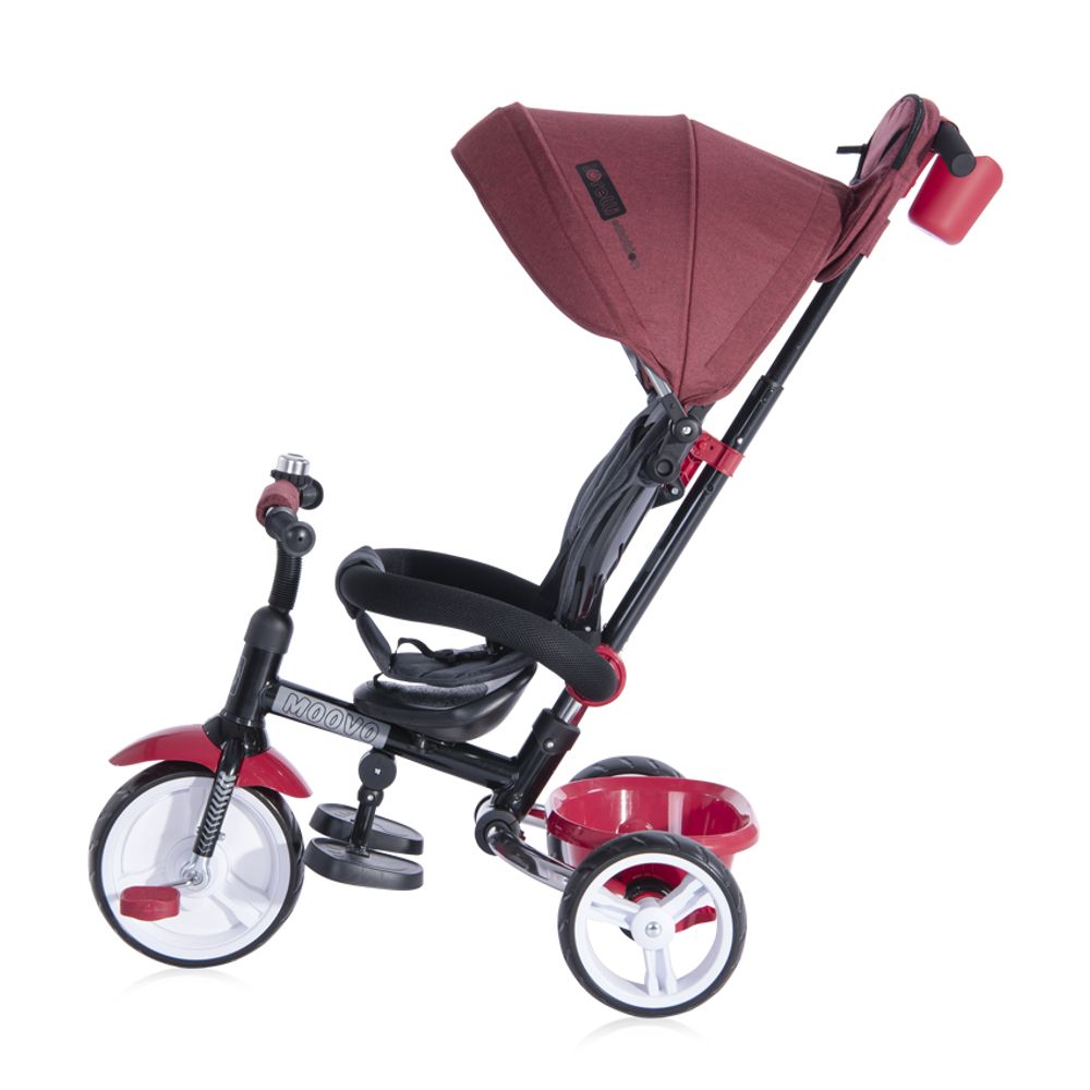 Lorelli Tricikl Moovo, Red/Black Luxe slika 3
