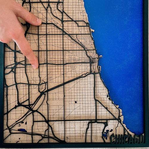 3D mapa grada "Chicago" slika 3
