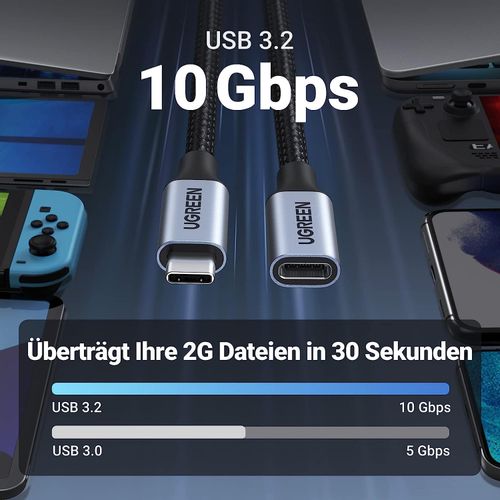 Ugreen USB-C produžni kabel, 0.5M - PolyBag slika 6