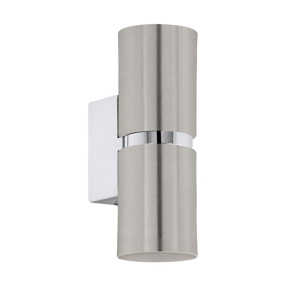 Eglo Passa zidna/2, led, gu10, 2x3,3w, krom/nikl mat  slika 8