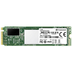 Transcend TS1TMTE220S M.2 NVMe 1TB, PCIe Gen3x4, M-Key, 3D TLC, with Dram, Read 3,500 MB/s, Write 2,800 MB/s, 3.58mm double-sided, 2280