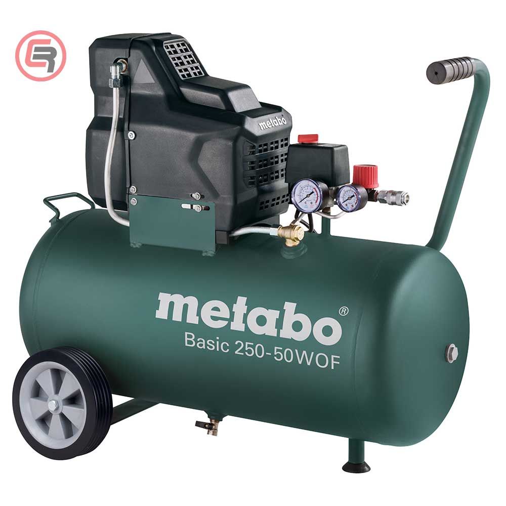 Metabo Kompresor Klipni BASIC 250-50 W OF / 50 litara Bezuljni - 601535000 slika 1