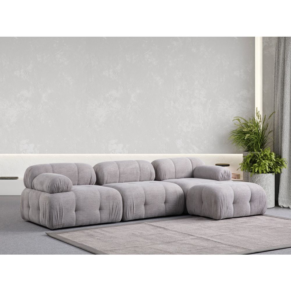 Petite 3 - Svijetlosiva Ugaona Sofa slika 1
