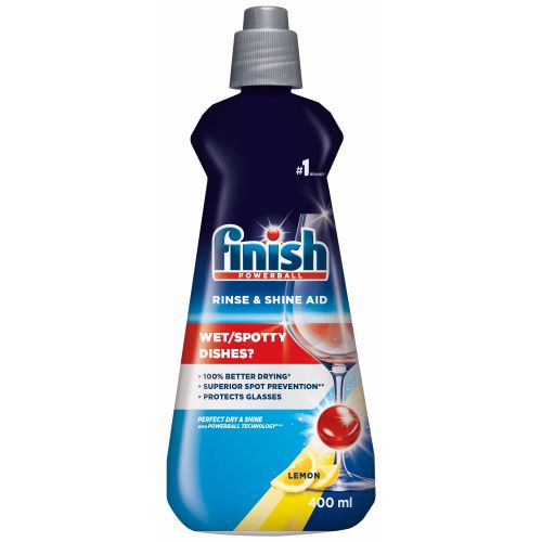 Finish Rinse & Shine Aid Lemon – sredstvo za ispiranje 400ml slika 1