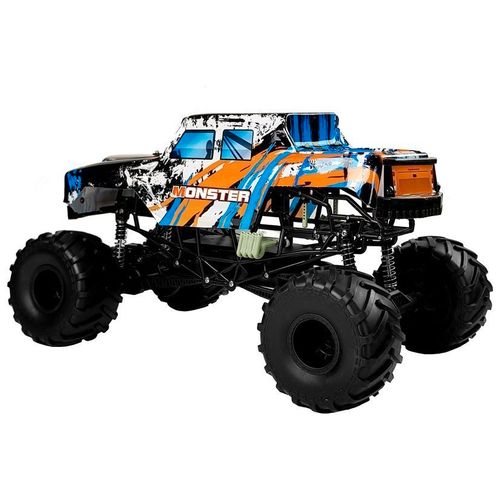 Buggy na daljinsko upravljanje Monster X 2.4G 4x4 57cm - narančasto/plavi slika 2