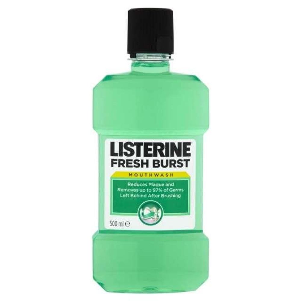 LISTERINE FRESHBURST 500ML - Antibakterijska vodica za ispiranje usta slika 1
