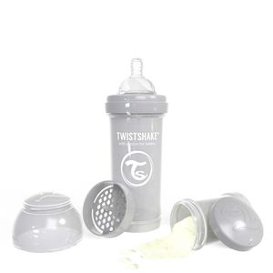 Twistshake Flašica Za Bebe 260 Ml Pastel Grey