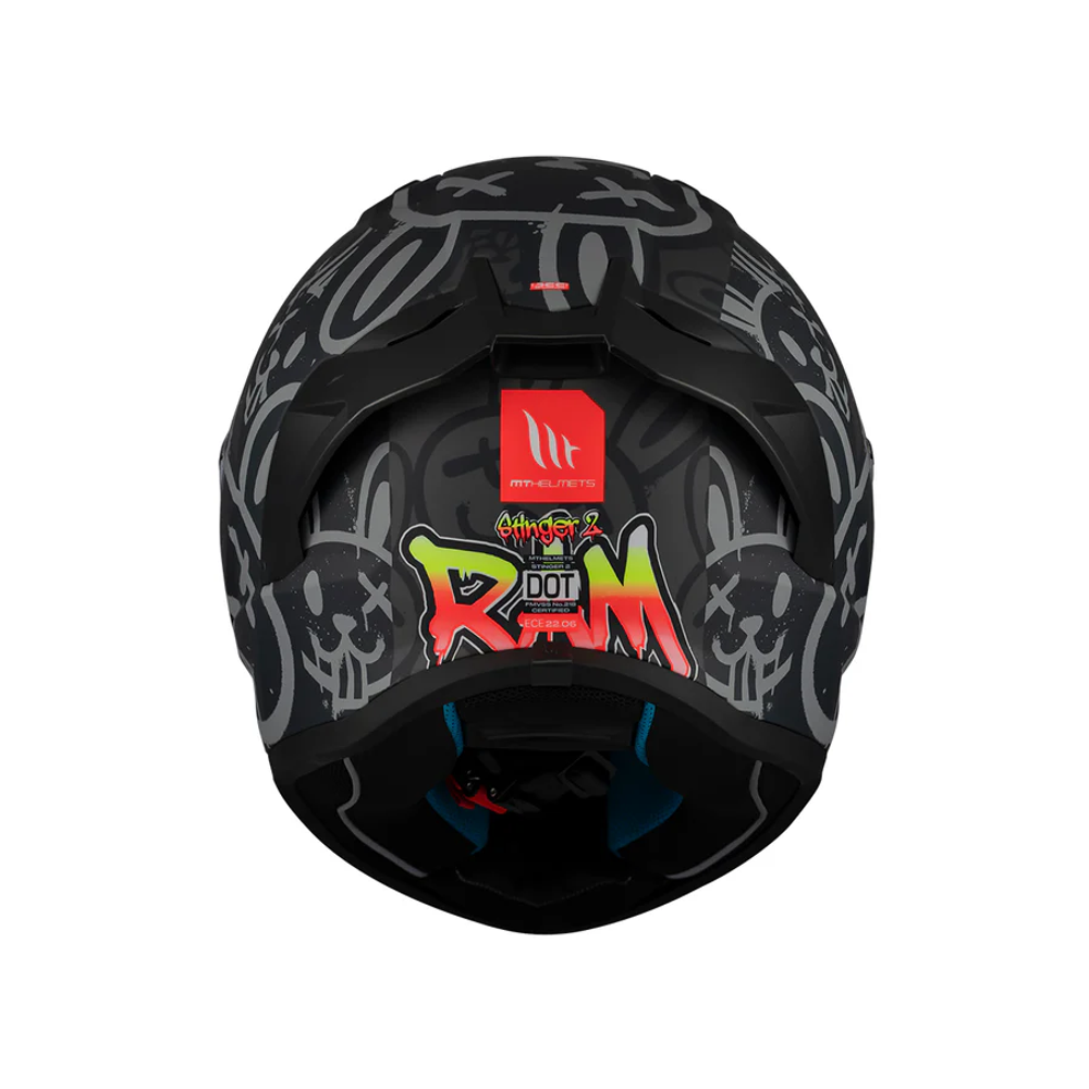 MT Helmets vizir za moto kacigu Stinger 2 Ram F1 Matt slika 6