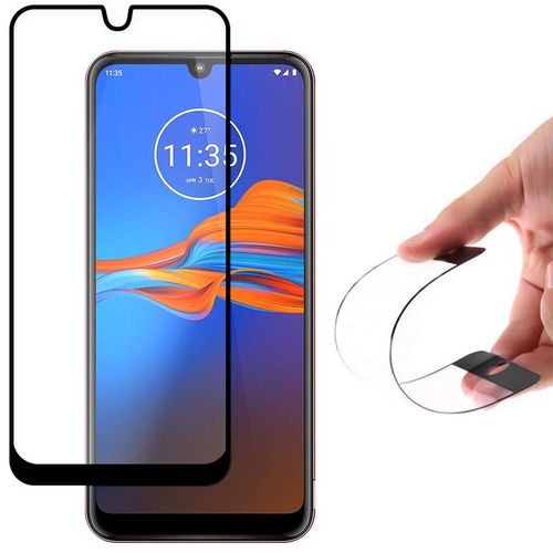 Flexi Nano Glass hibridni zaštitnik zaslona s okvirom za Motorola Moto E6 Plus slika 1