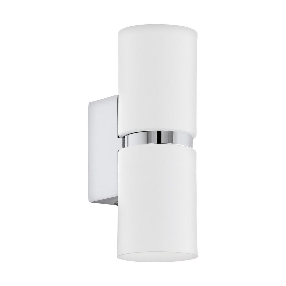 Eglo Passa zidna/2, led, gu10, 2x3,3w, krom/bijela  slika 3