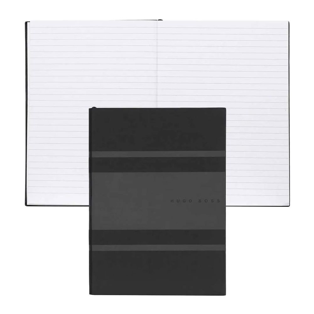 Notes A5 Essential Gear Matrix HNH127AL dikto, crni, Hugo Boss slika 2