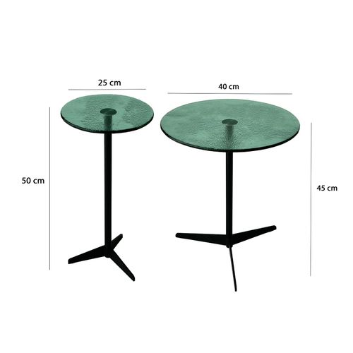 Solis - Black, Green Black
Green Side Table Set slika 7