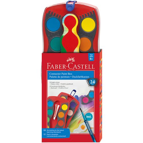 Vodene boje Faber Castell CONNECTOR 1/24 crvena 125031 slika 1