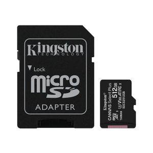 KINGSTON 512GB micSDXC Canvas SelectPlus SDCS2/512GB