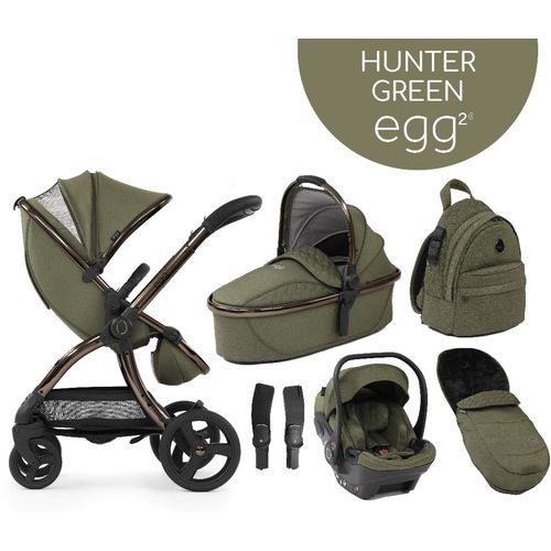 egg2® dječja kolica 6u1 - Hunter Green slika 1