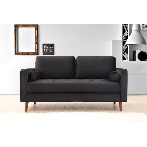 Atelier Del Sofa Dvosjed ROMA crna, Rome - Black slika 1