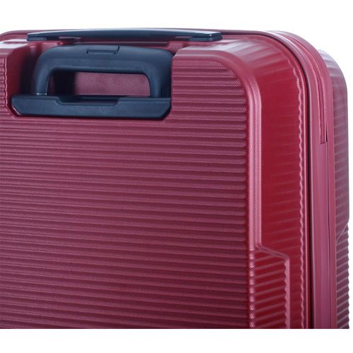 Ornelli veliki kofer Hermoso, crvena slika 5