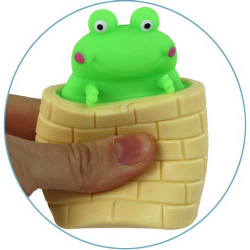 Antistresna igračka žaba u bačvi 1kom. slika 4