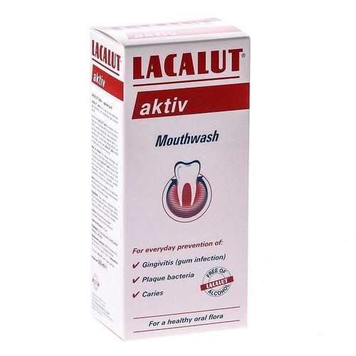 Lacalut Aktiv Antiplaque rastvor za ispiranje usta,300ml slika 1