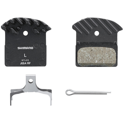 PLOČICE ZA DISK SHIMANO RESIN PAD W/ FIN (J05A-RF), PAD SPRING, W/SPLIT PIN, 1 P slika 2