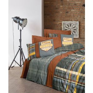 Ramiro - Cinnamon Cinnamon Ranforce Double Quilt Cover Set