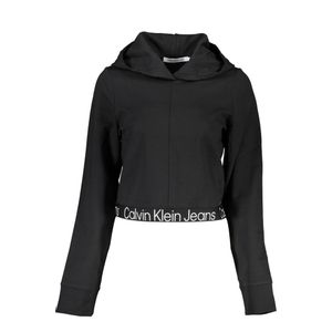 CALVIN KLEIN WOMEN'S ZIPLESS SWEATSHIRT BLACK