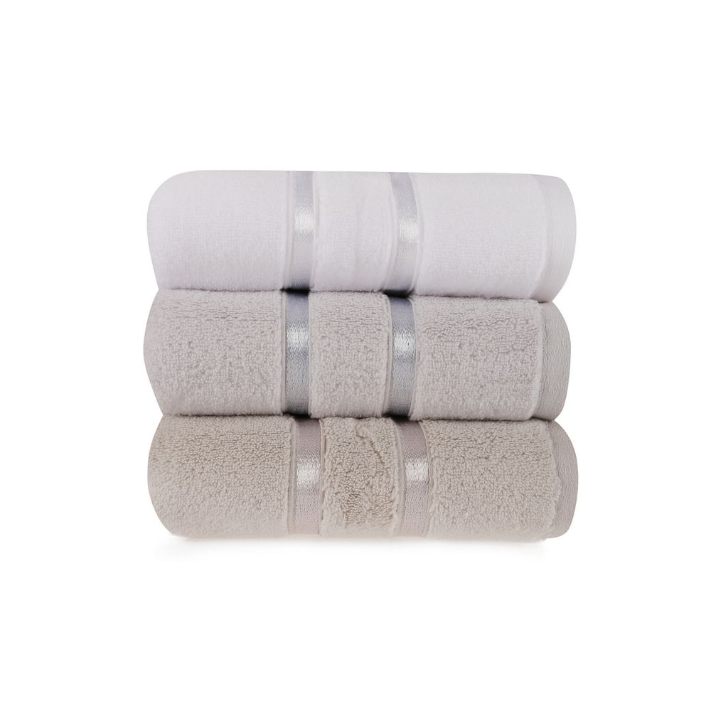 Dolce - White, Light Blue, Light Brown White
Light Blue
Light Brown Hand Towel Set (3 Pieces) slika 2