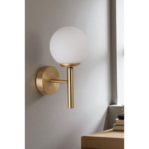 Opviq Zidna lampa 618, bijela, zlatna