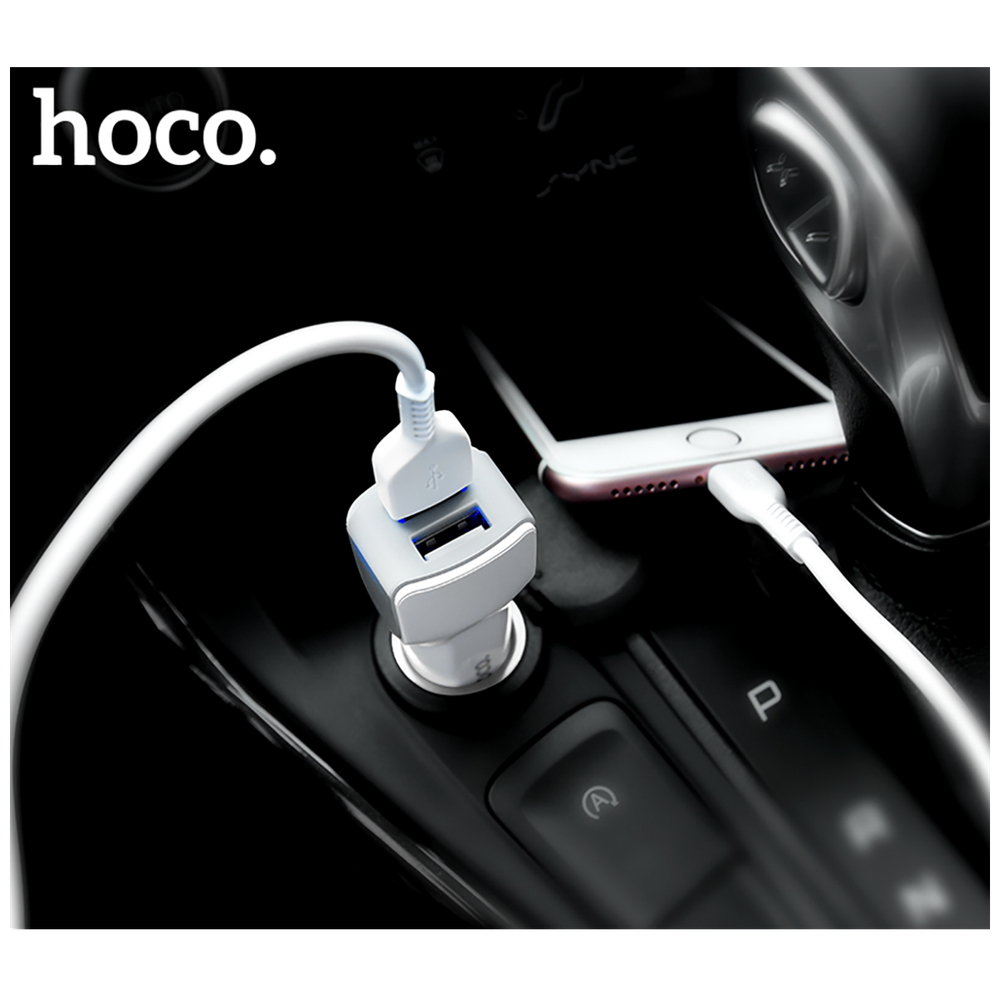 hoco. Auto punjač - Z23 Grand Style set, Lightning slika 6