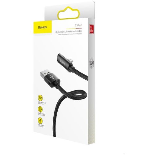 BASEUS Rhythm lightning kabel 1,2 m crni slika 4