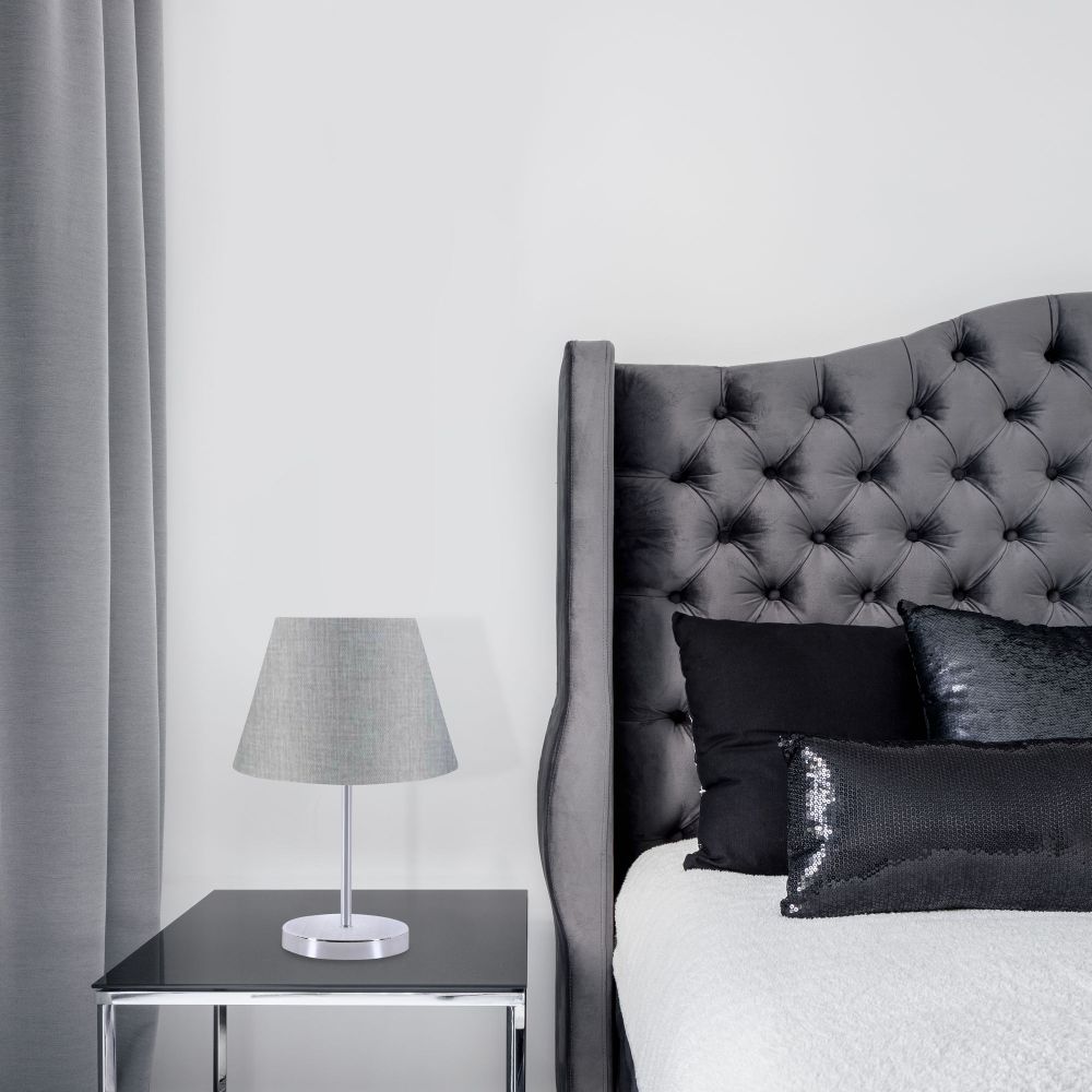 AYD-2853 Siva Stolna Lampa slika 1