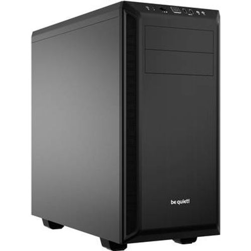 be quiet! BG021 PURE BASE 600 Black, MB compatibility: ATX, M-ATX, Mini-ITX, Two pre-installed Pure Wings 2 fans, Water cooling optimized with adjustable top cover vent (up to 360mm) slika 1