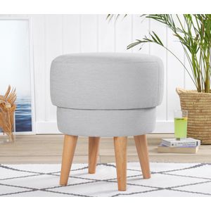 Veccio - Light Grey Light Grey Pouffe