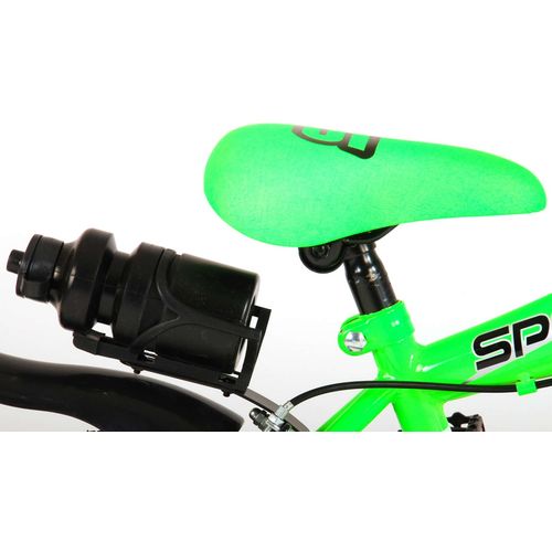 Volare Sportivo dječji bicikl 12" s dvije ručne kočnice crno-zeleni slika 8