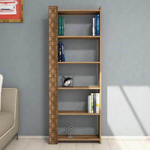 Woody Fashion Polica za knjige, City - Walnut, Walnut slika 2