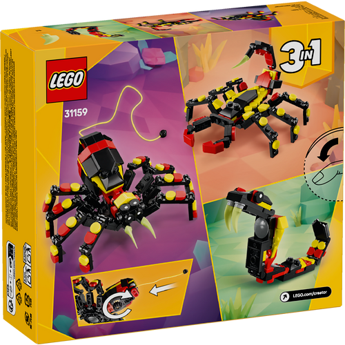 LEGO® CREATOR 31159 Divlje životinje: opaki pauk slika 5