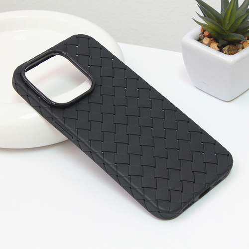 Maska Weave case za iPhone 14 6.1 Pro crna slika 1