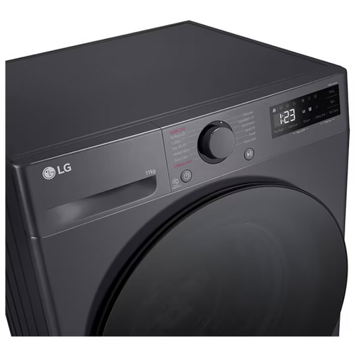 LG F4WR511S2M Veš mašina sa parom, 11kg, 1400rpm, AI DD™, TurboWash™360, 55cm, Crna slika 5