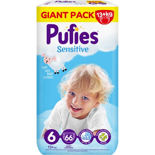 Pufies pelene Giant pack sensitive  slika 4