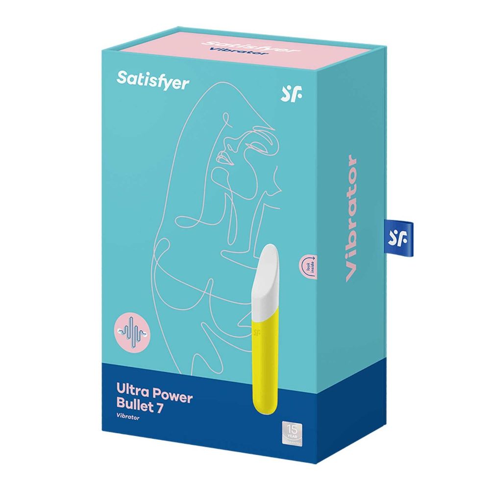 Vibrator Satisfyer - Ultra Power Bullet 7, žuti slika 4