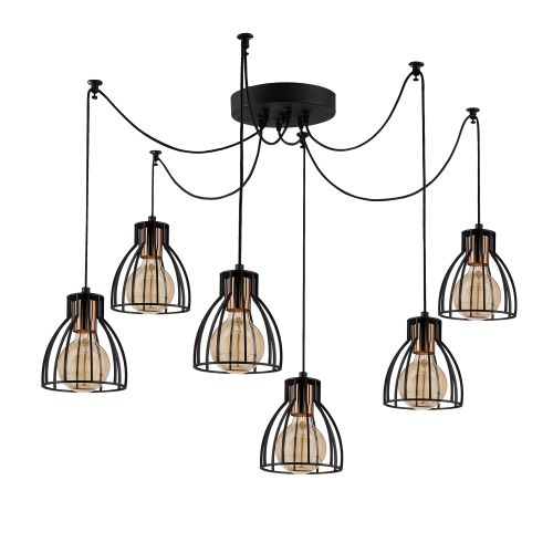 Kemah - N-1233 Black Chandelier slika 4